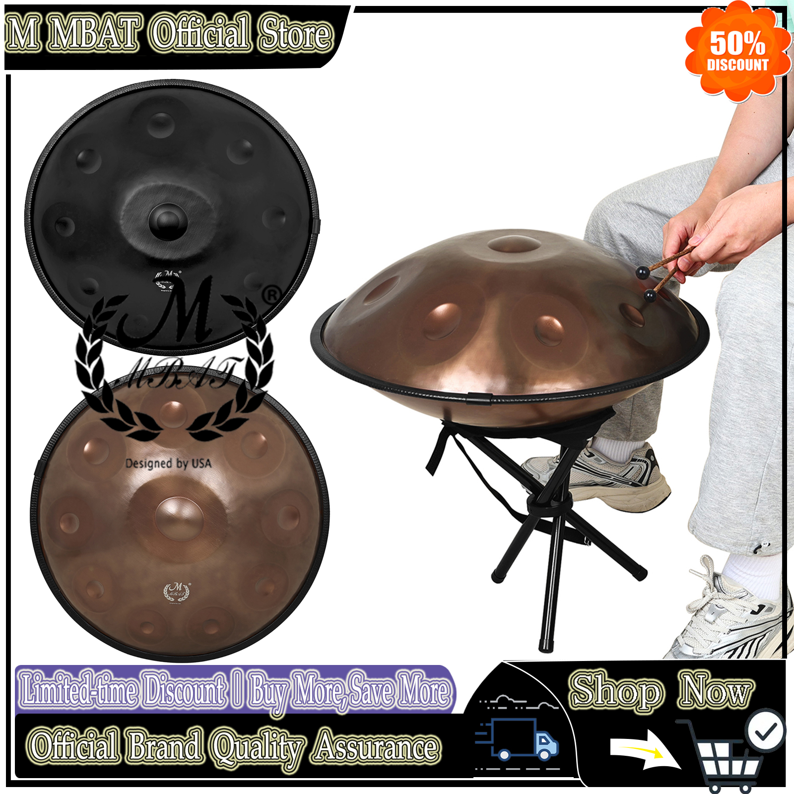 Tongue Drum Steel - M MBAT 22