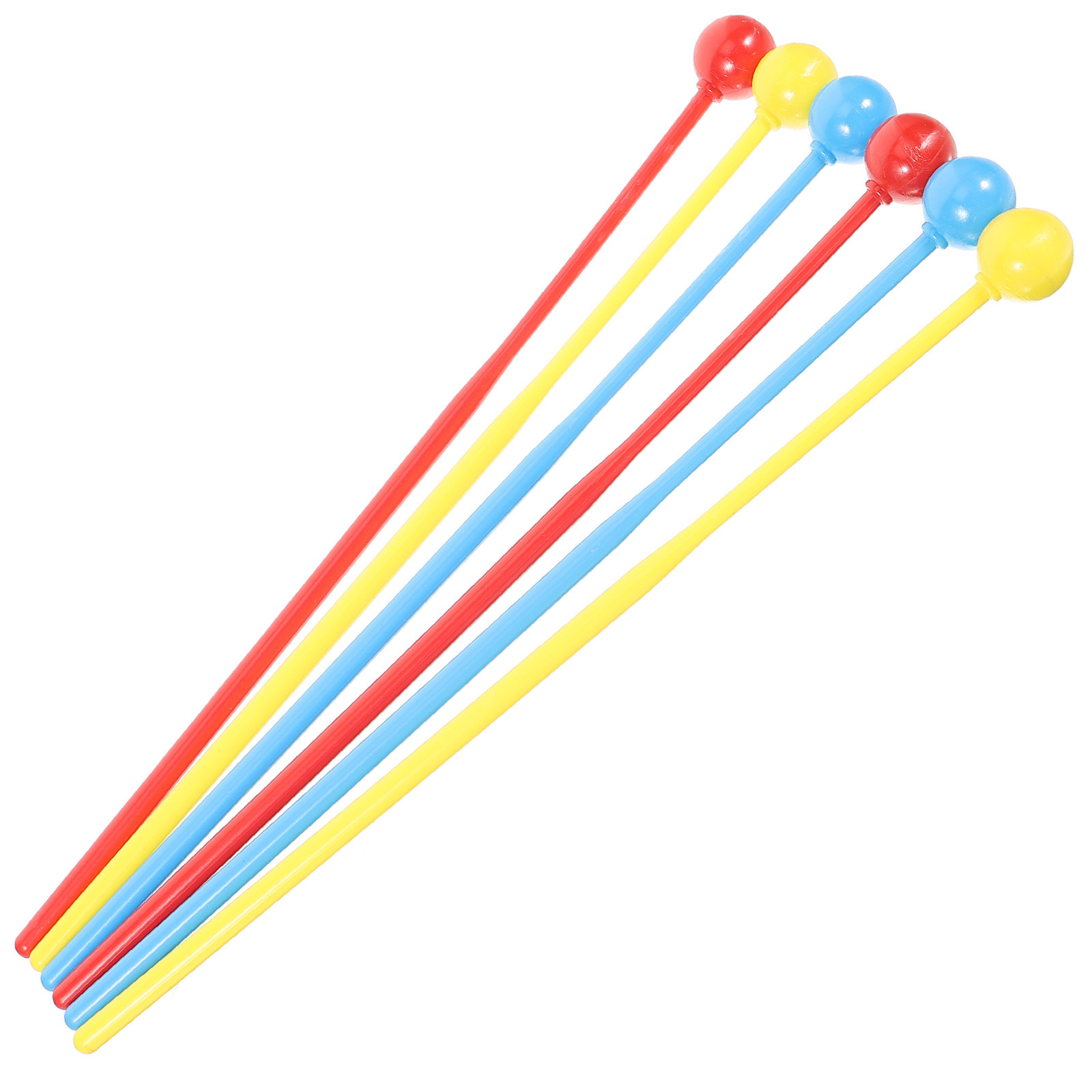 Musical Instrument Marimba - 3Pairs Multicolor Marimba Sticks Professional Percussion