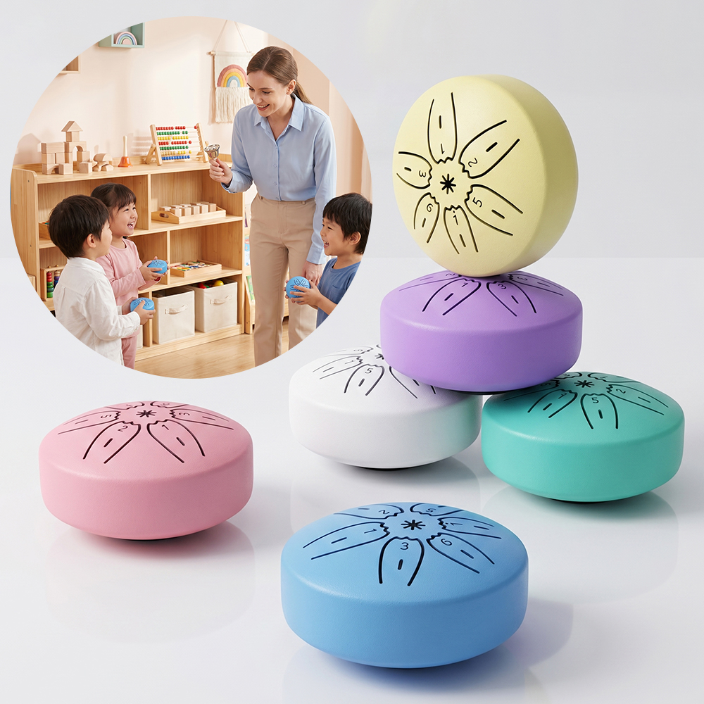 Tongue Drum Steel - Portable Mini Steel Tongue Drum Rain