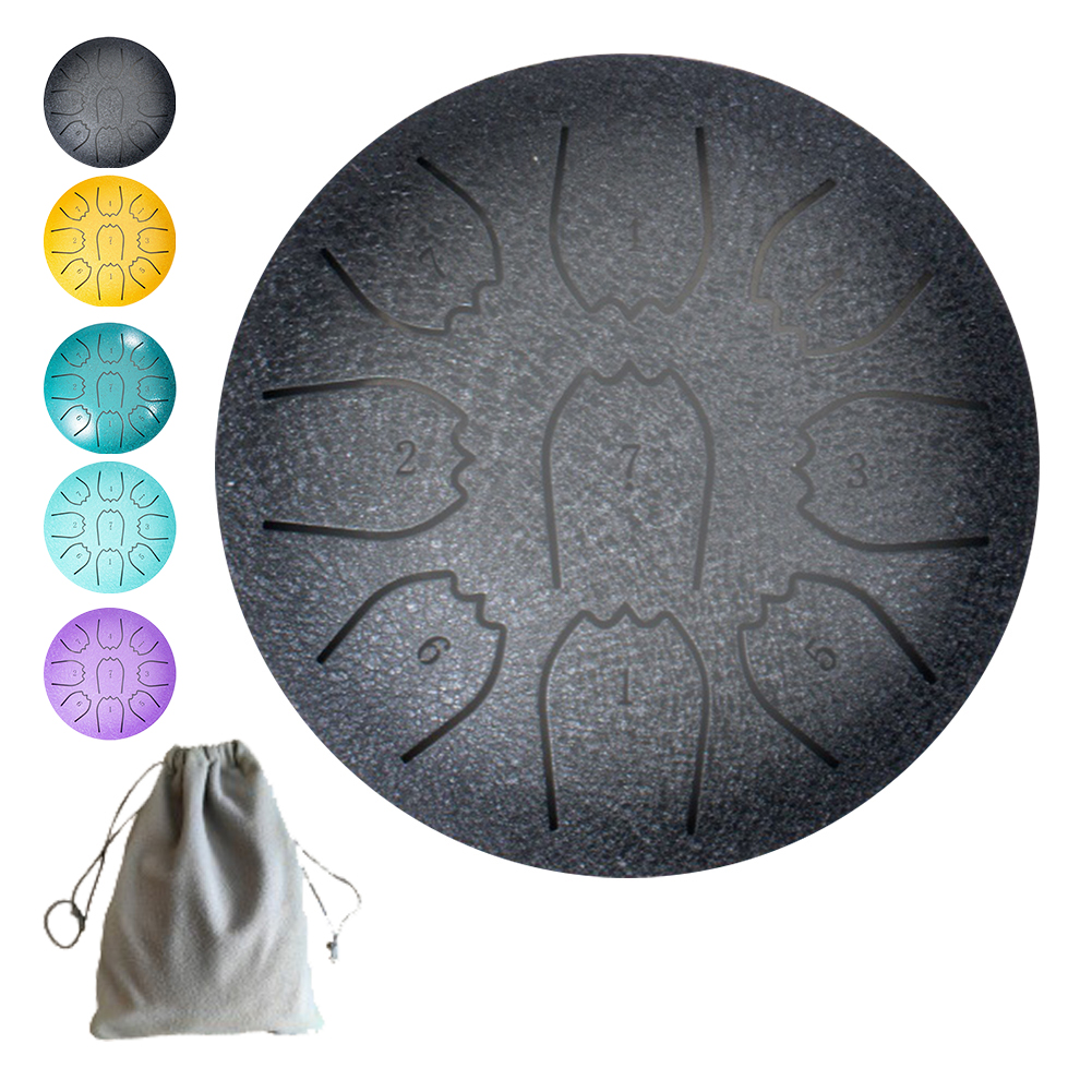 Tongue Drum Steel - Steel Tongue Drum 4 Inches 9
