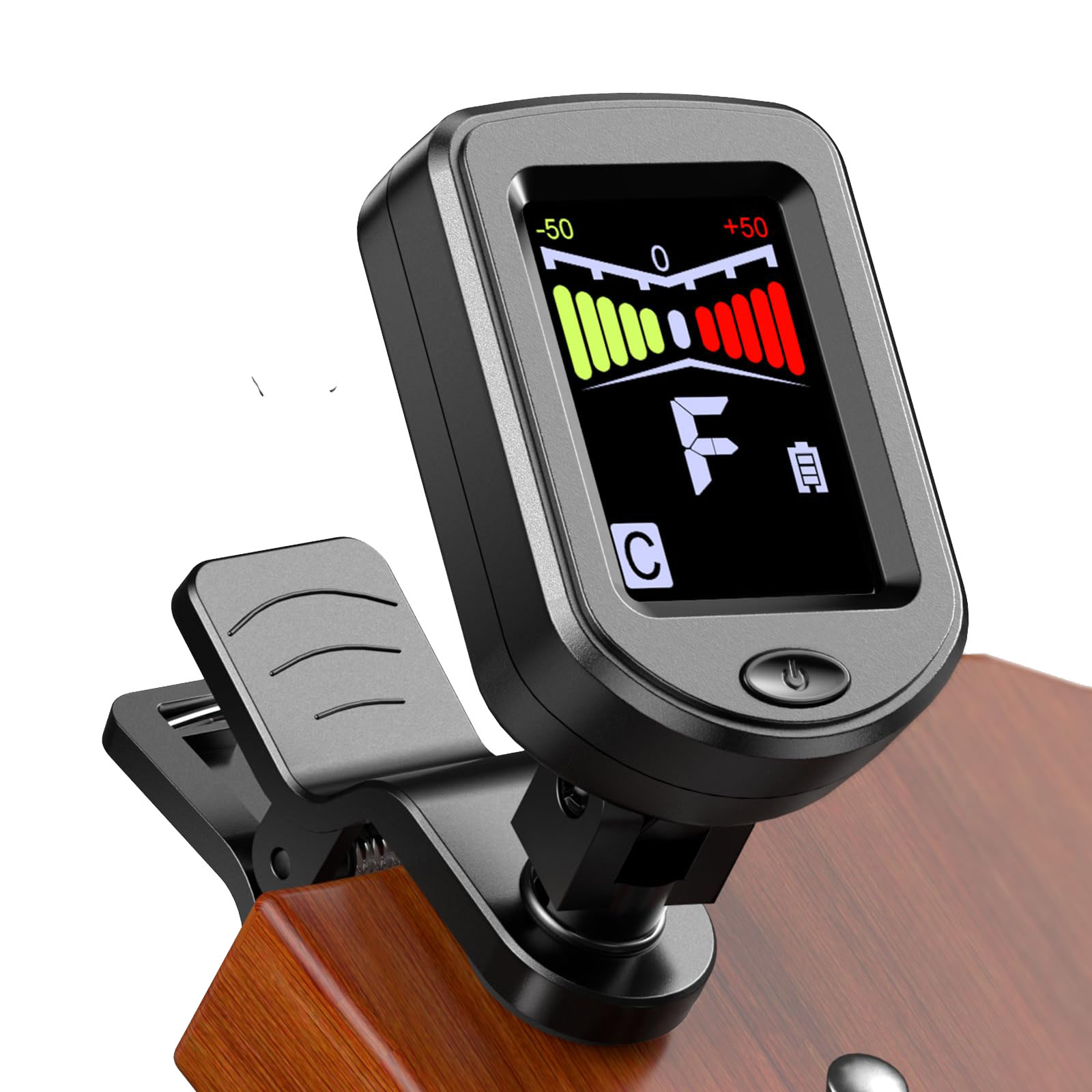 Musical Instrument Organ - Clip-On Guitar Tuner with Regular/Color Screen