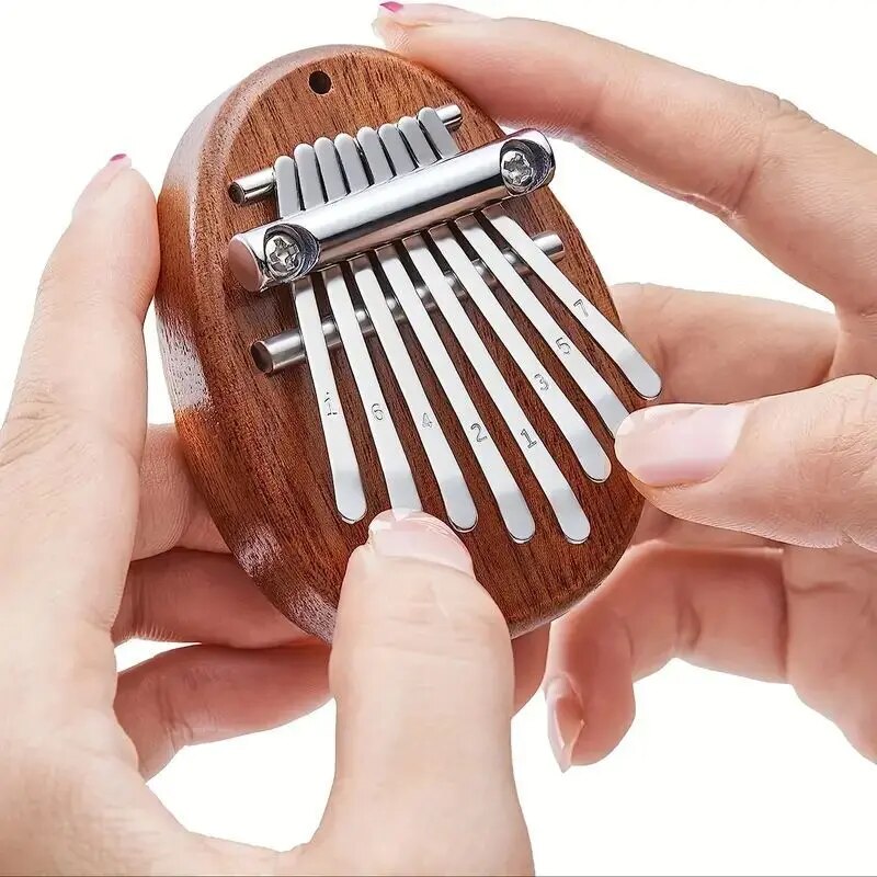 Musical Instrument Marimba - 8-Key Mini Wooden Kalimba High Quality