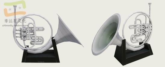 Musical Instrument Horn 3d Pap - Musical Instrument Diy recensione e prezzo
