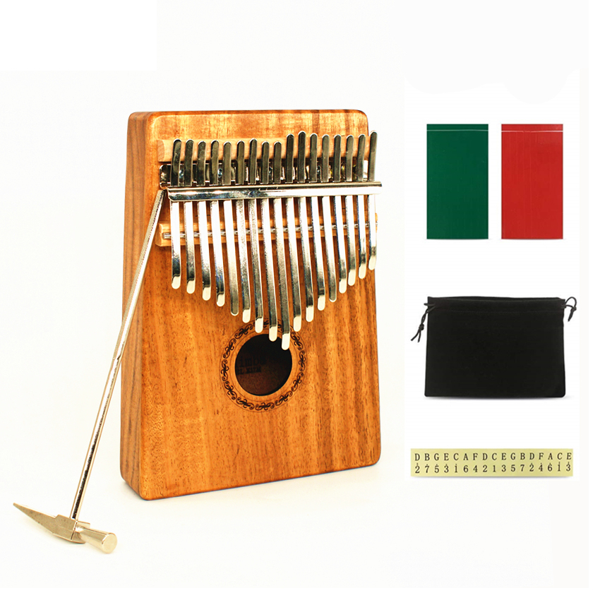 JDR 17 Key Finger Kalimba Maho - Musical Instrument Marimba recensione e prezzo