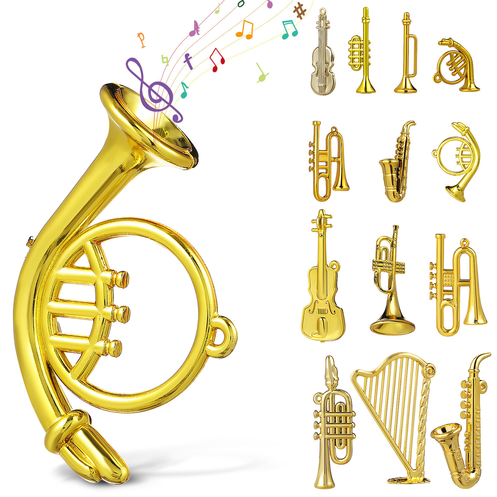 14Pcs Tiny Musical Instrument  - Musical Instrument Diy recensione e prezzo