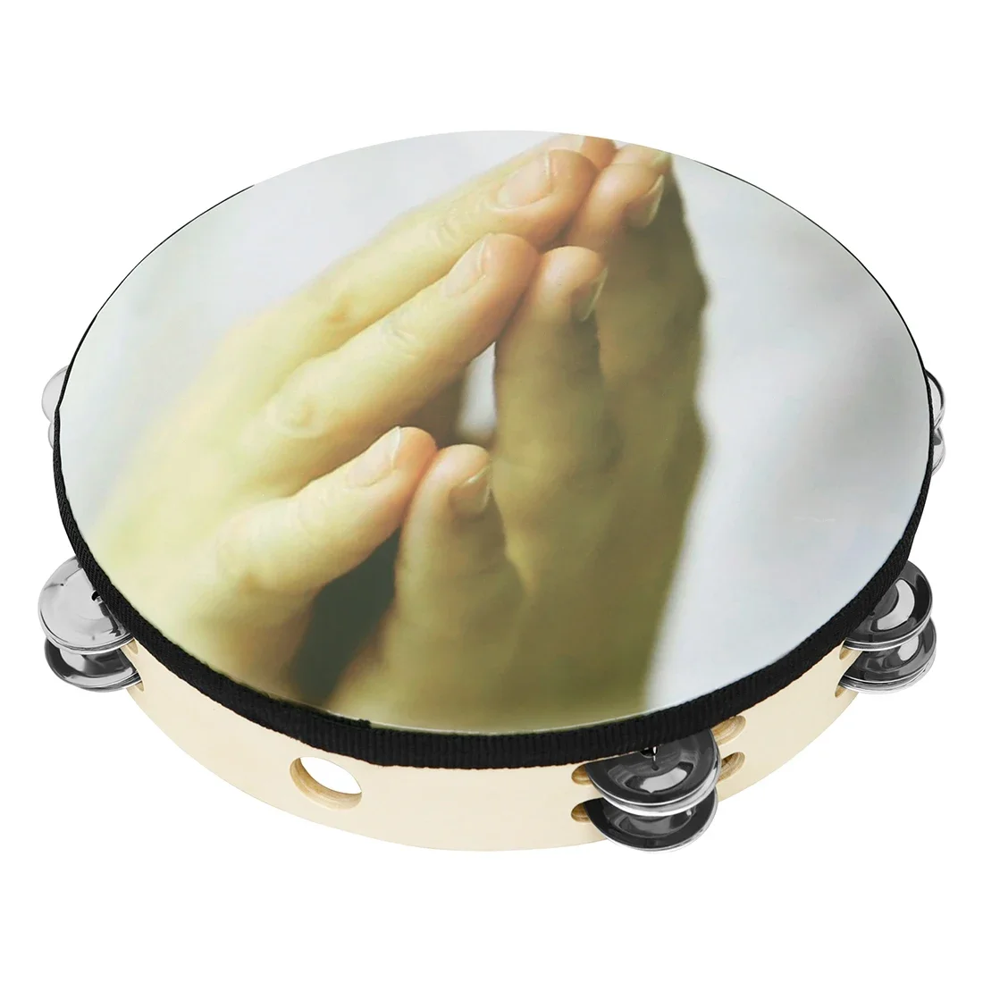 10 Inch Tambourine Wooden Tamb - Tambourine Hand Drum recensione e prezzo
