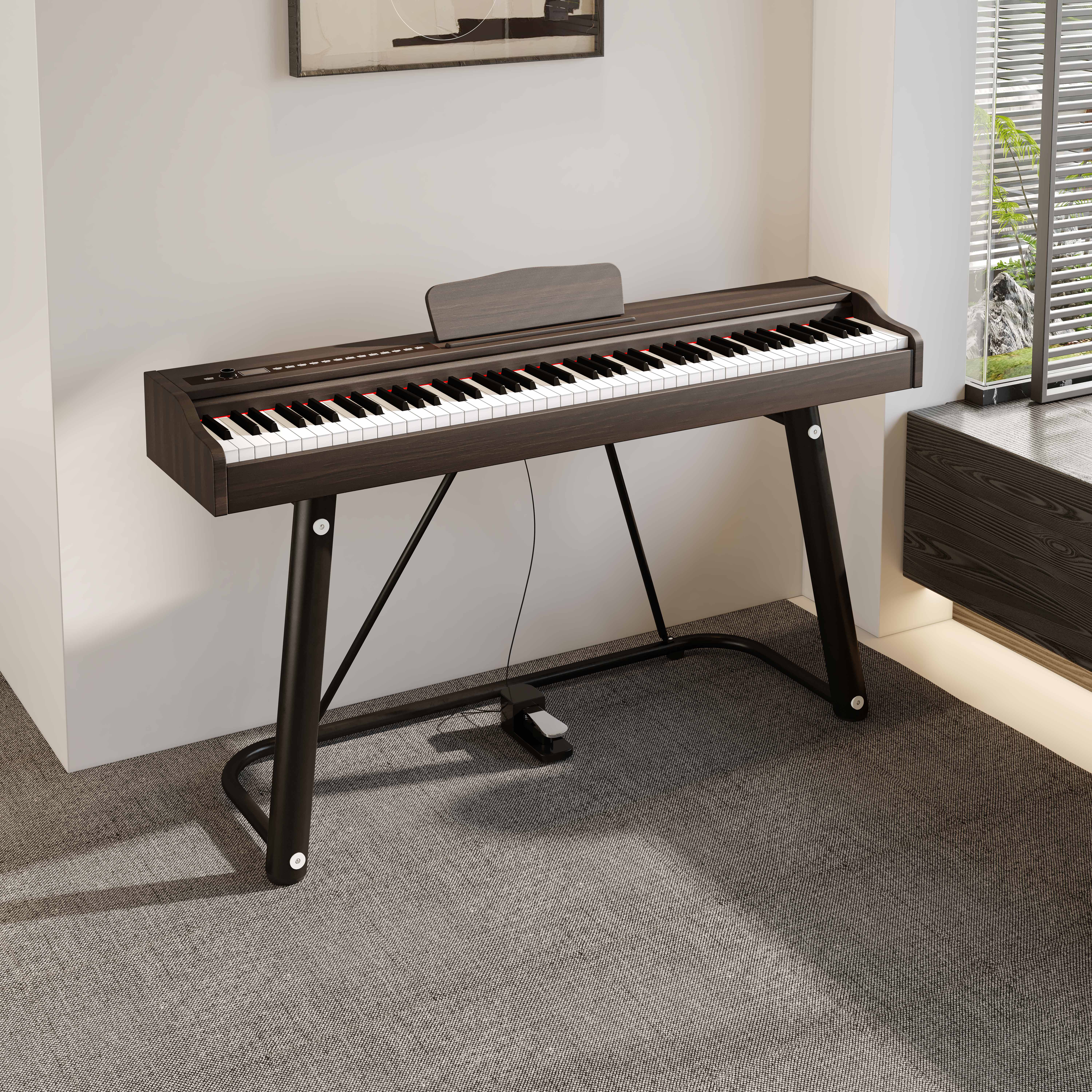 Upright Digital Piano 88 Weigh - Musical Instrument Keyboard Price recensione e prezzo