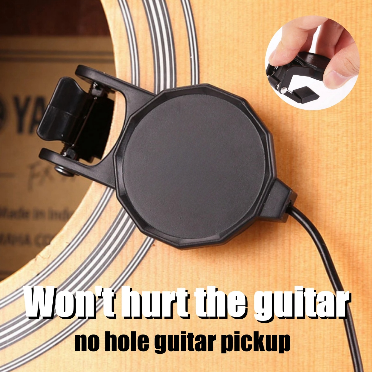Audio Jack Clip On Pickup for  - Musical Instrument Organ recensione e prezzo