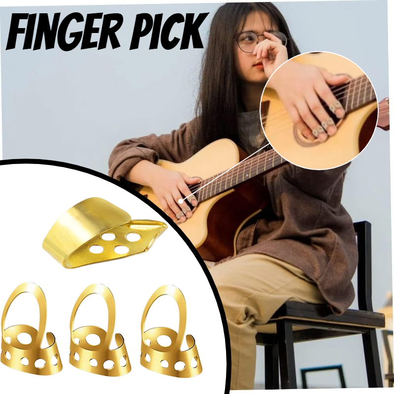 4pcs  Finger Picks Set Thumb P - Musical Instrument Organ recensione e prezzo