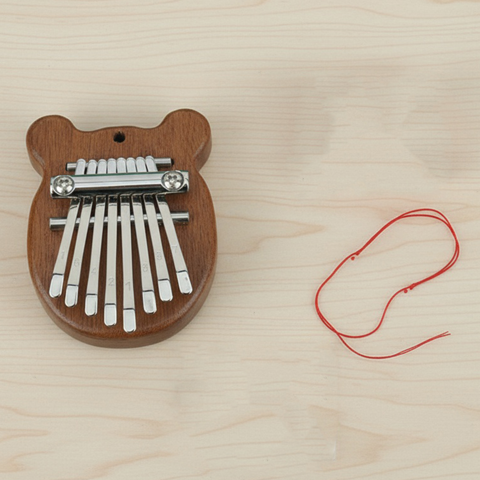 8 Keys Mini Kalimba with Lanya - Musical Instrument Marimba recensione e prezzo