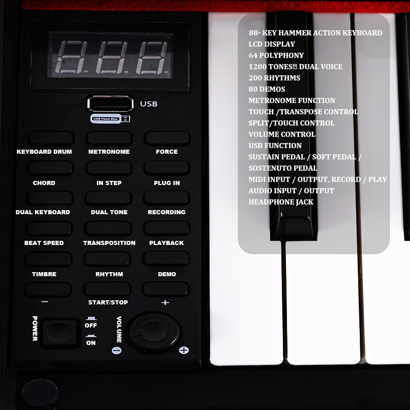 Price Keyboard Piano Wooden Mu - Musical Instrument Keyboard Price recensione e prezzo