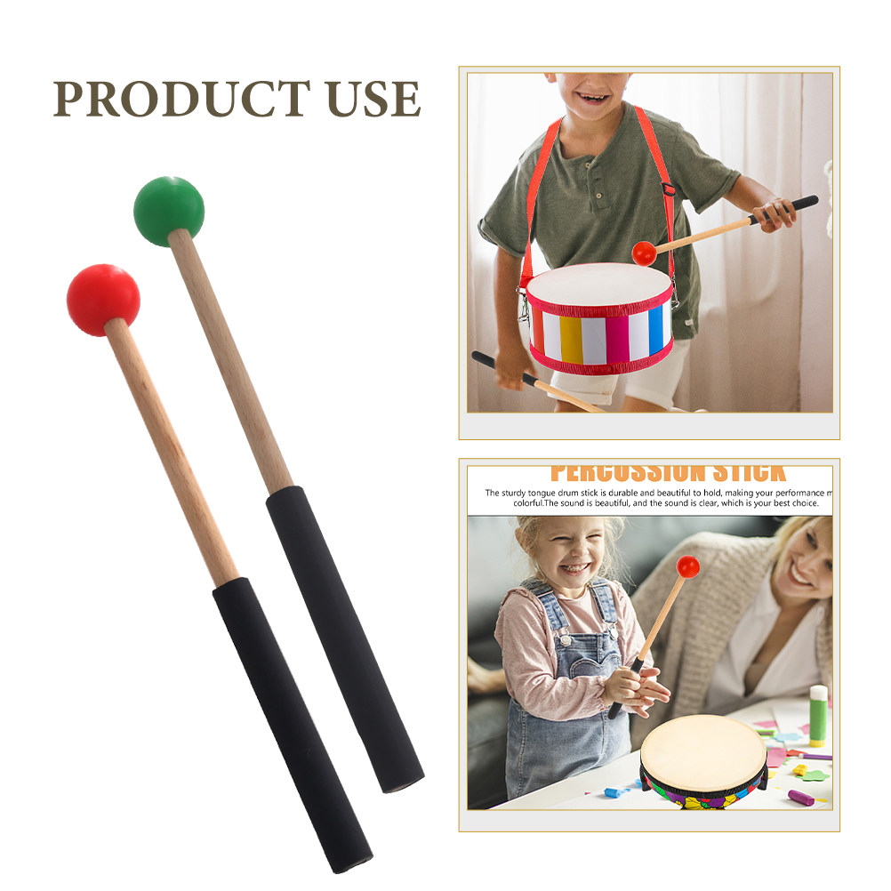 2Pairs Tongue Drum Mallets Woo - Musical Instrument Marimba recensione e prezzo