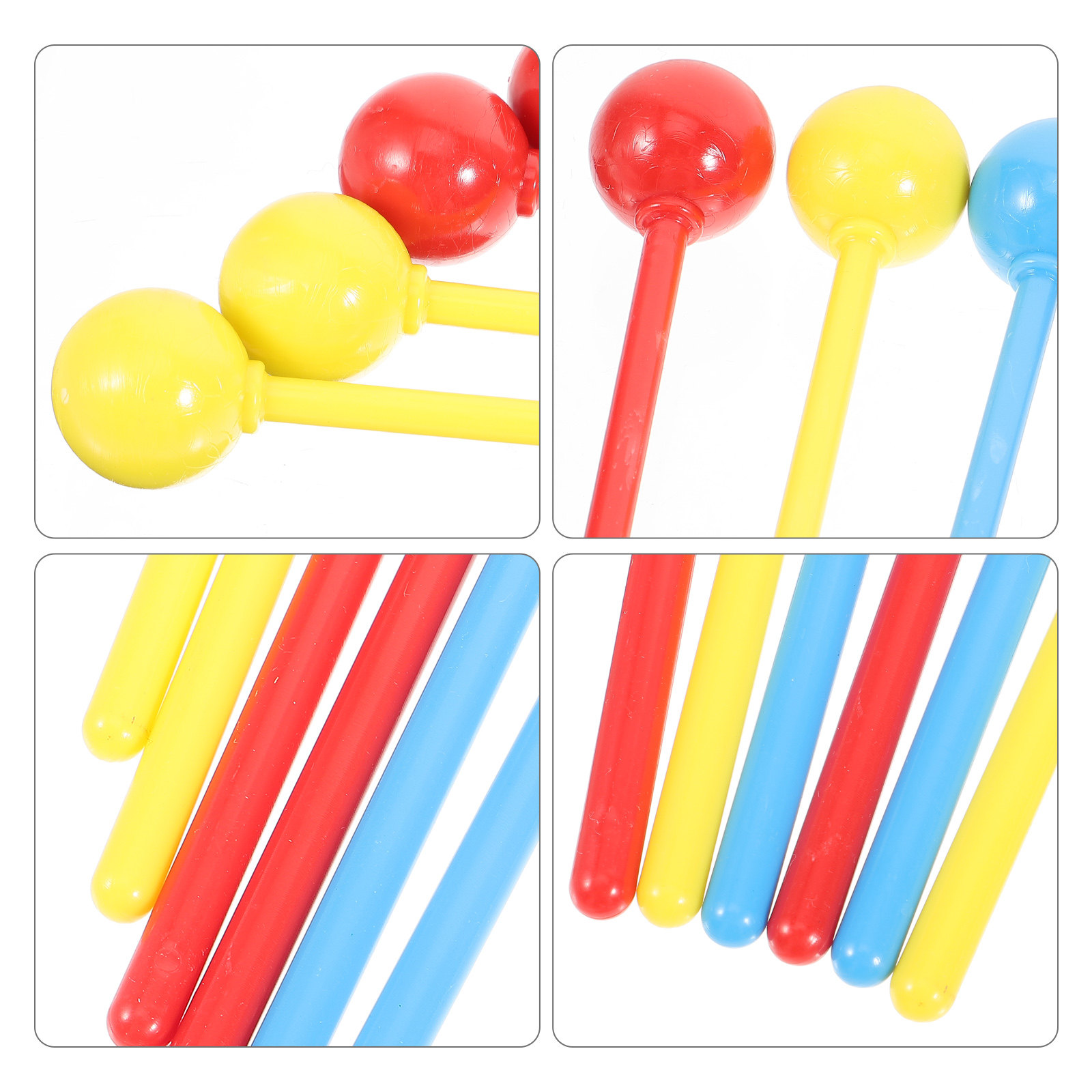 3Pairs Multicolor Marimba Stic - Musical Instrument Marimba recensione e prezzo