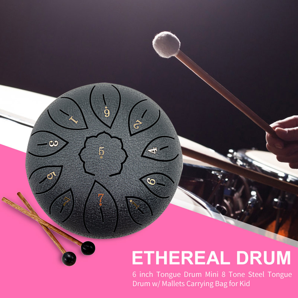 Glucophone Steel Tongue Drum 6 - Tongue Drum Steel recensione e prezzo
