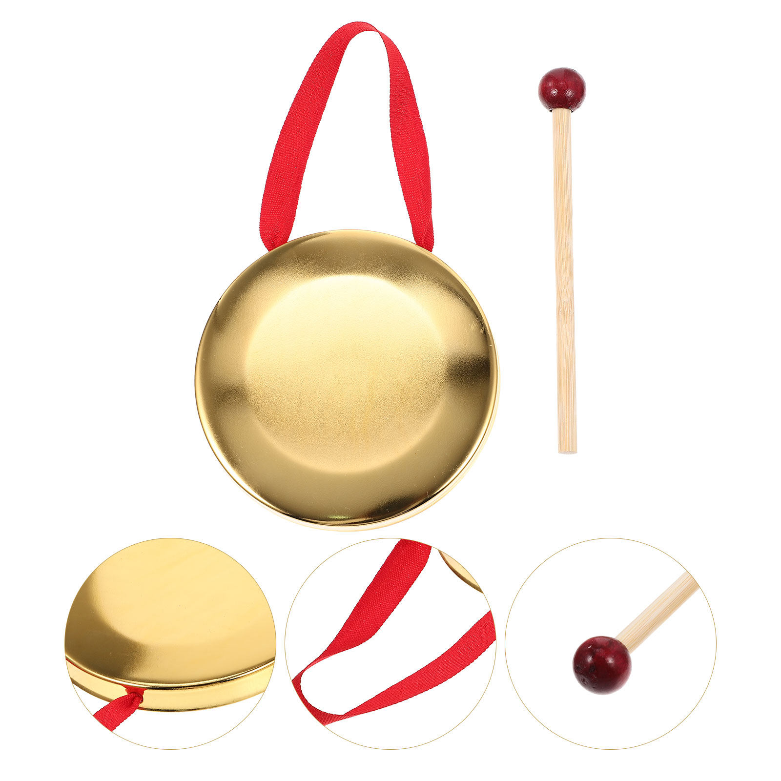 1Set Hand Held Gong with Malle - Musical Instrument Mallet recensione e prezzo