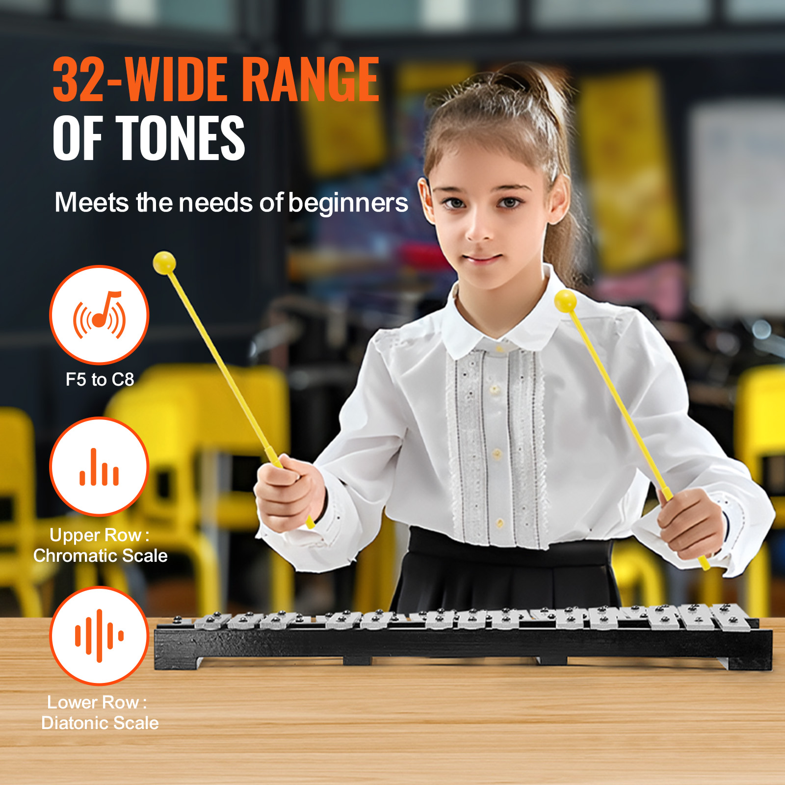 SucceBuy 32 Note Glockenspiel  - Musical Instrument Mallet recensione e prezzo
