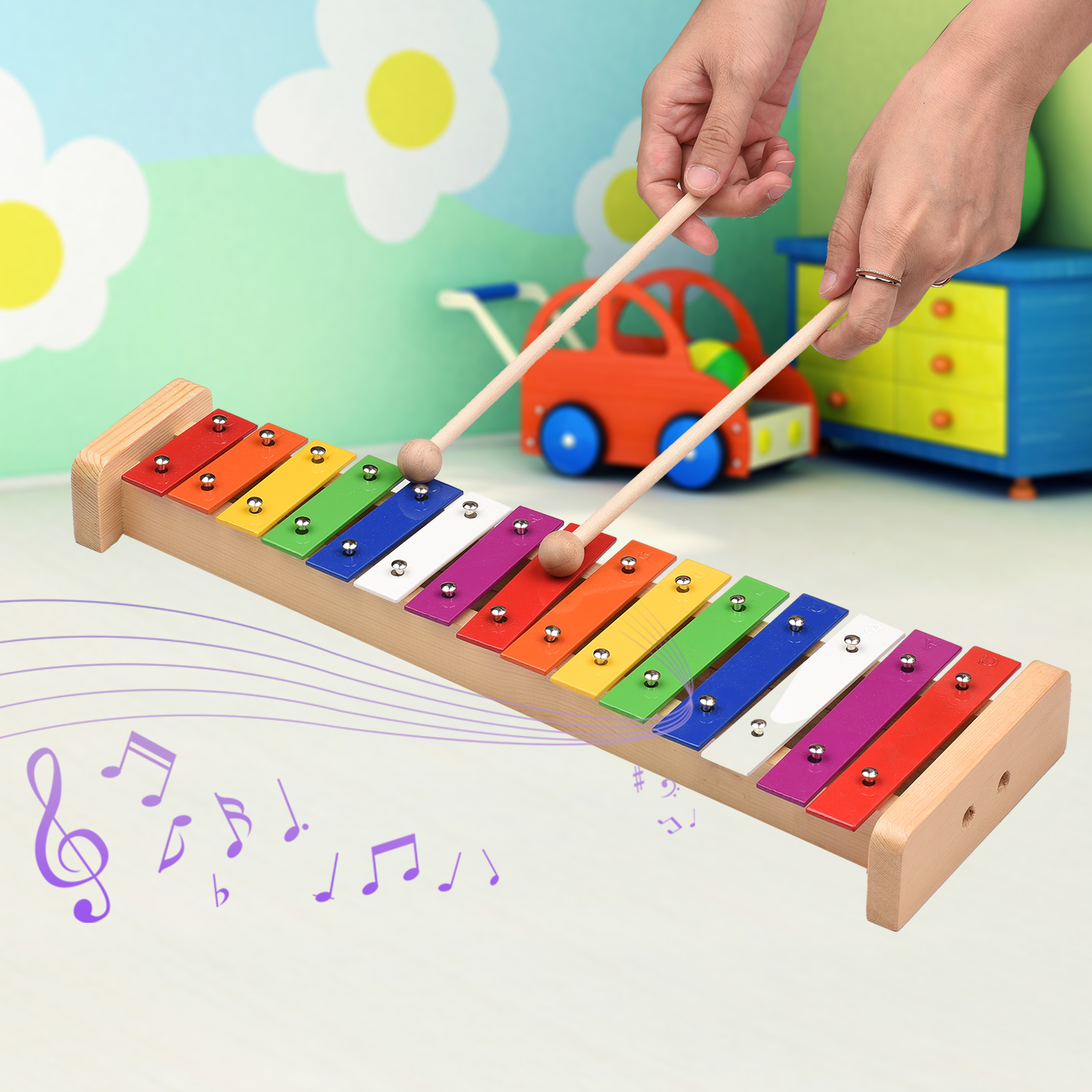 15 Note Glockenspiel Xylophone - Musical Instrument Mallet recensione e prezzo