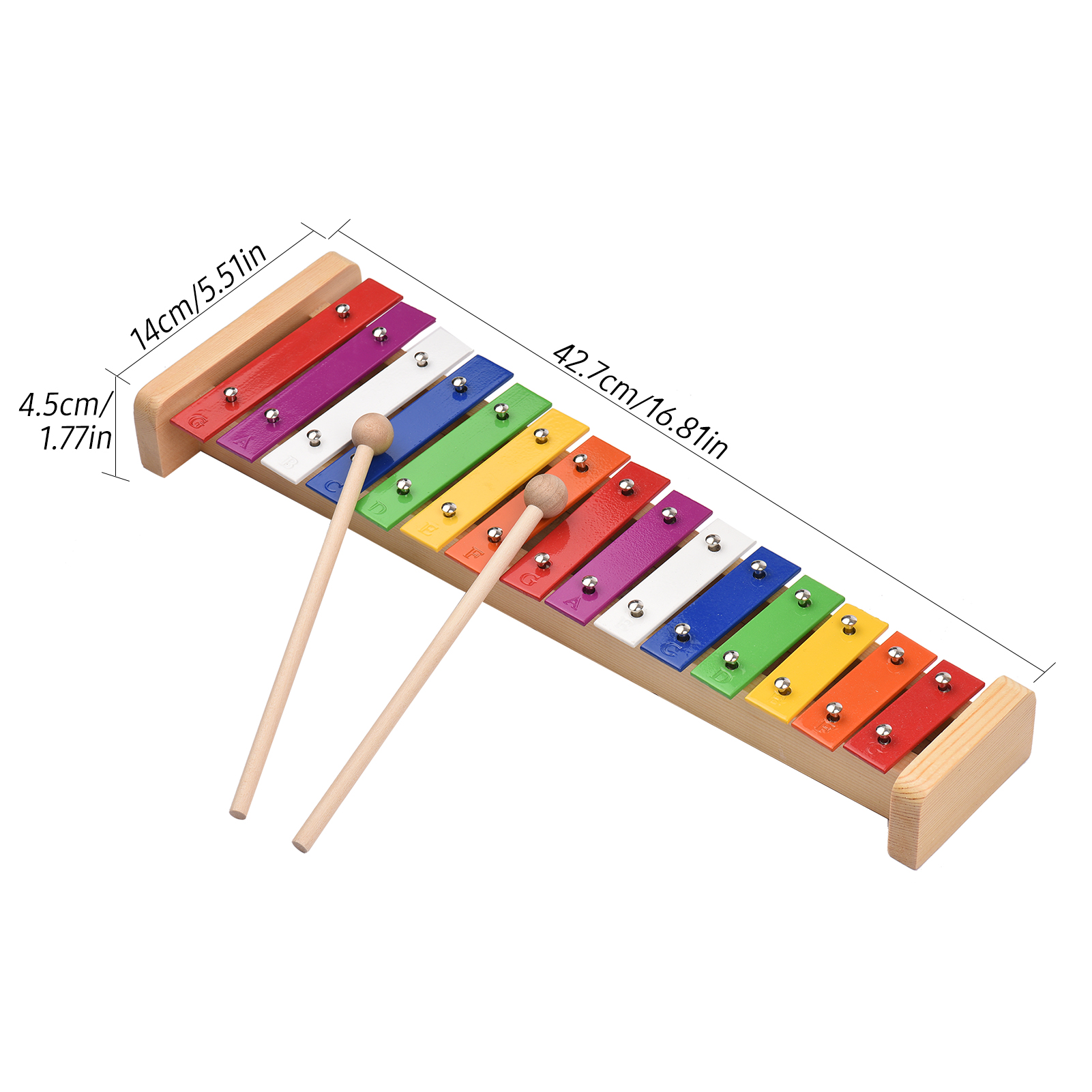 15 Note Glockenspiel Xylophone - Musical Instrument Mallet recensione e prezzo