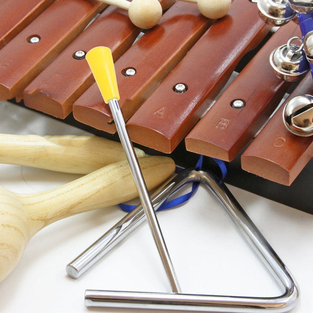 8Pcs Triangle Iron Sticks High - Musical Instrument Mallet recensione e prezzo
