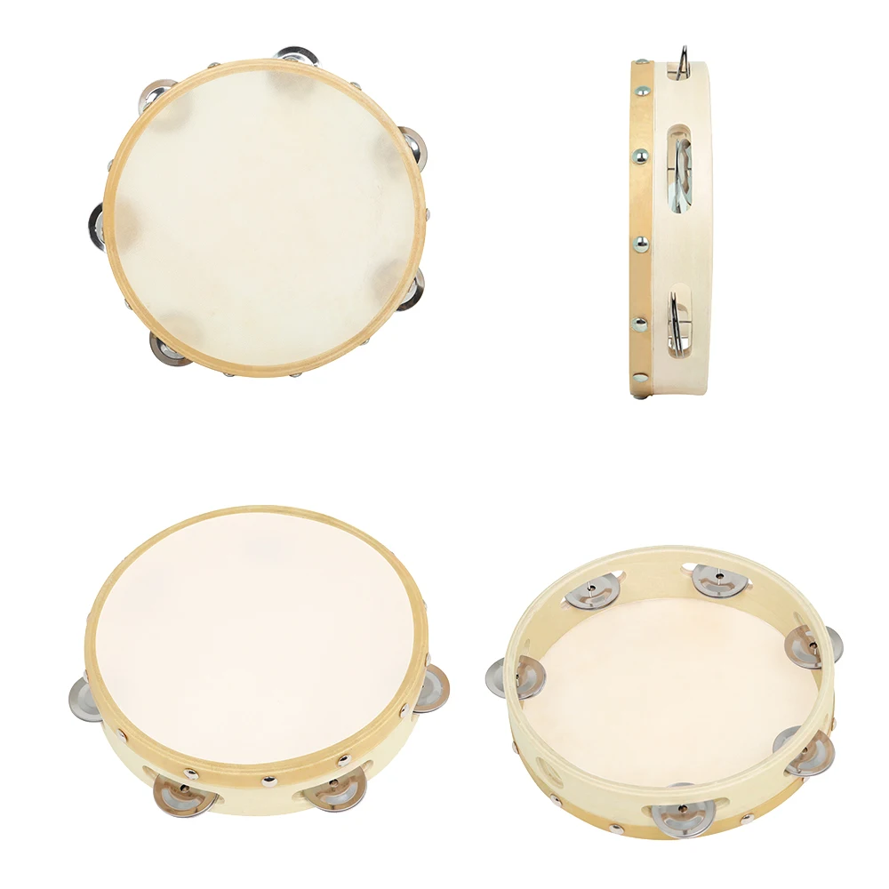3Pcs/Set 6/8/10 Inches Cowhide - Tambourine Hand Drum recensione e prezzo