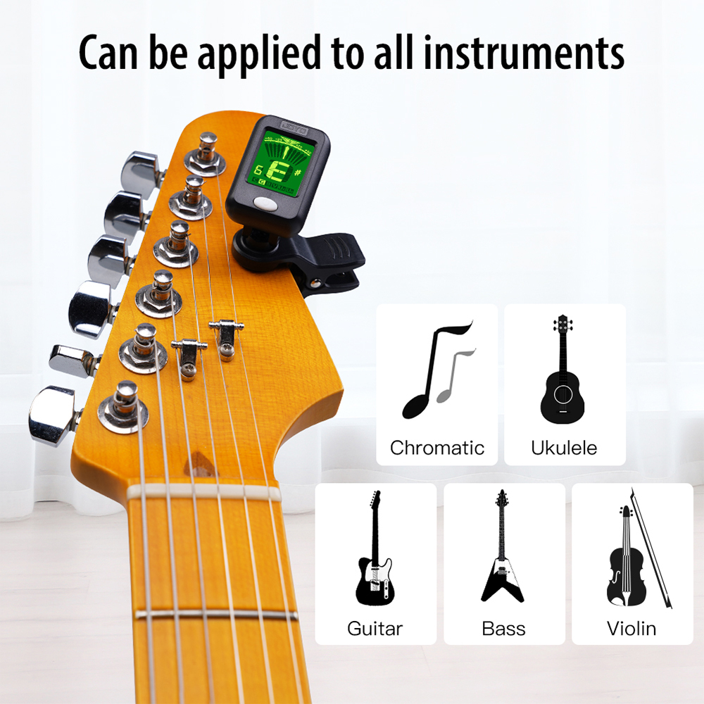 JOYO JT-09 Guitar Tuner Clip-o - Musical Instrument Organ recensione e prezzo