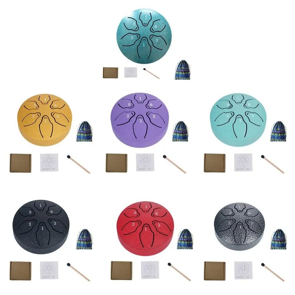 Percussion Instruments 6-Tone  - Tongue Drum Steel recensione e prezzo