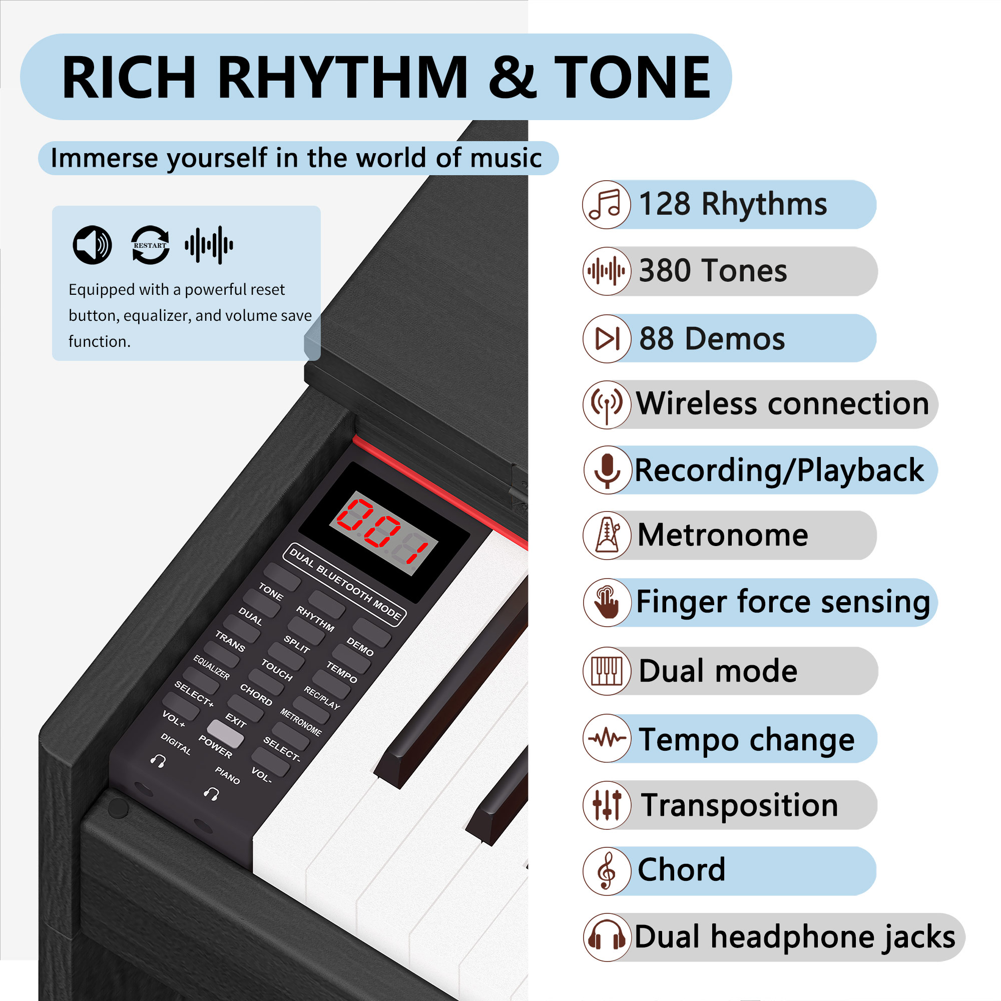 Price Piano For Sale Electroni - Musical Instrument Keyboard Price recensione e prezzo