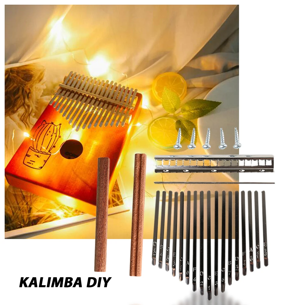DIY 17 Tone Kalimba Keys Tines - Musical Instrument Diy recensione e prezzo