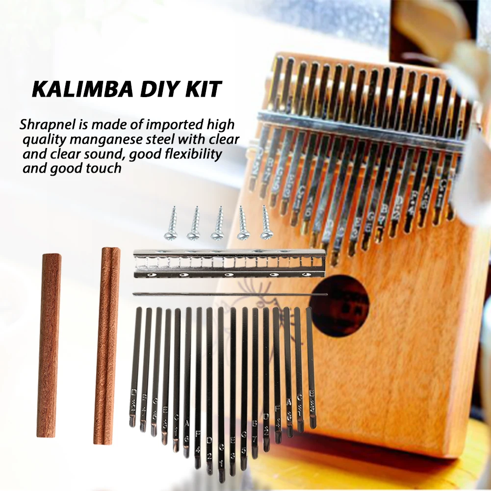 DIY 17 Tone Kalimba Keys Tines - Musical Instrument Diy recensione e prezzo