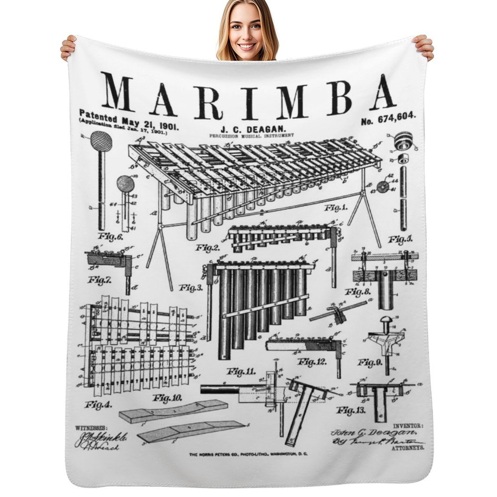 Marimba Player Percussion Musi - Musical Instrument Marimba recensione e prezzo