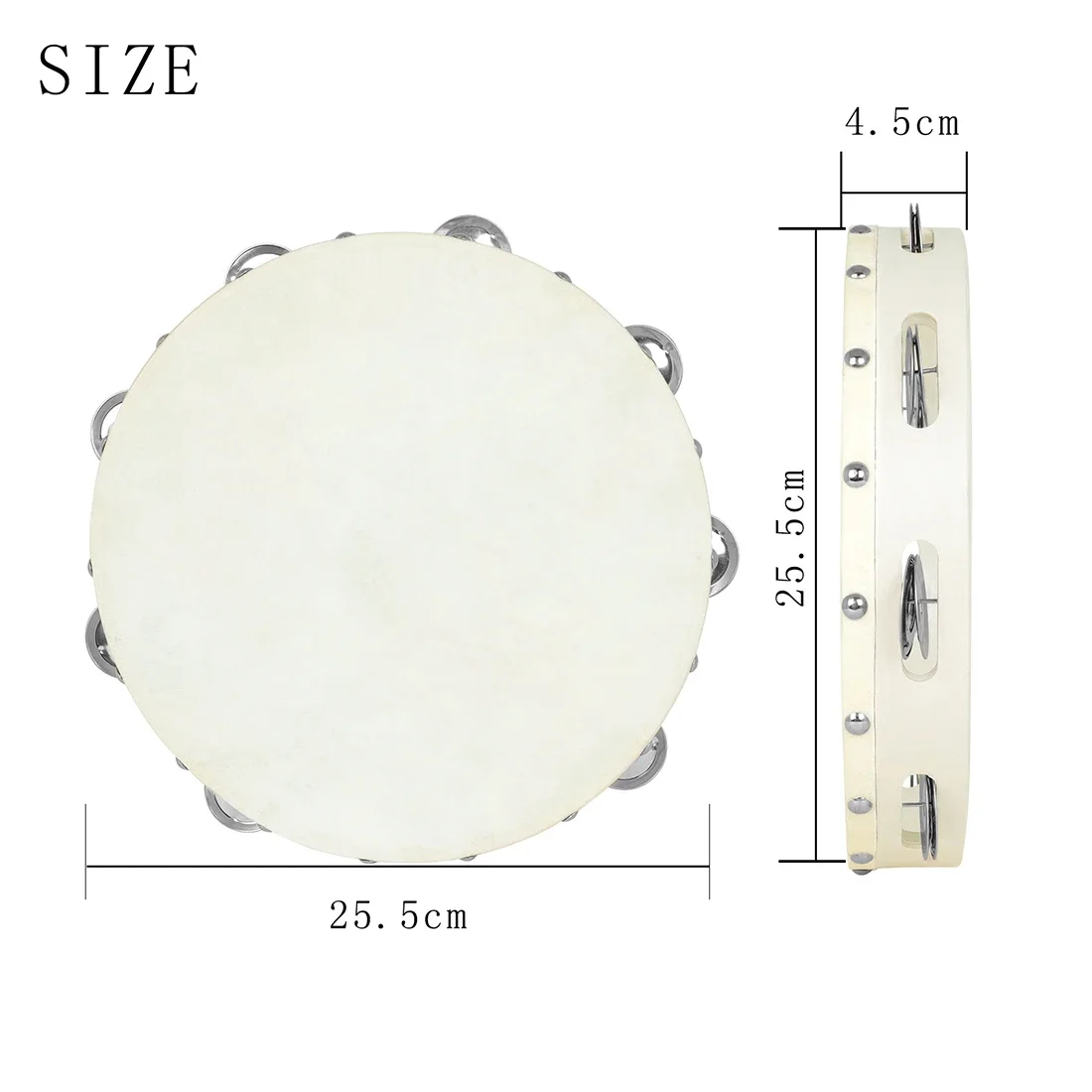 IRIN 10 Inches Tambourine Drum - Tambourine Hand Drum recensione e prezzo