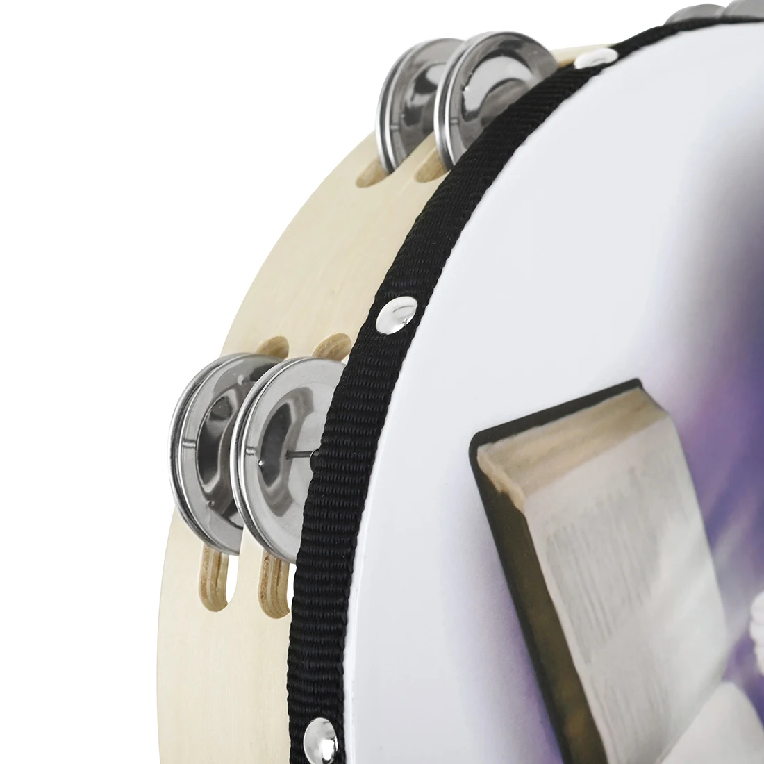 M MBAT 10-Inch Tambourine Wood - Tambourine Hand Drum recensione e prezzo