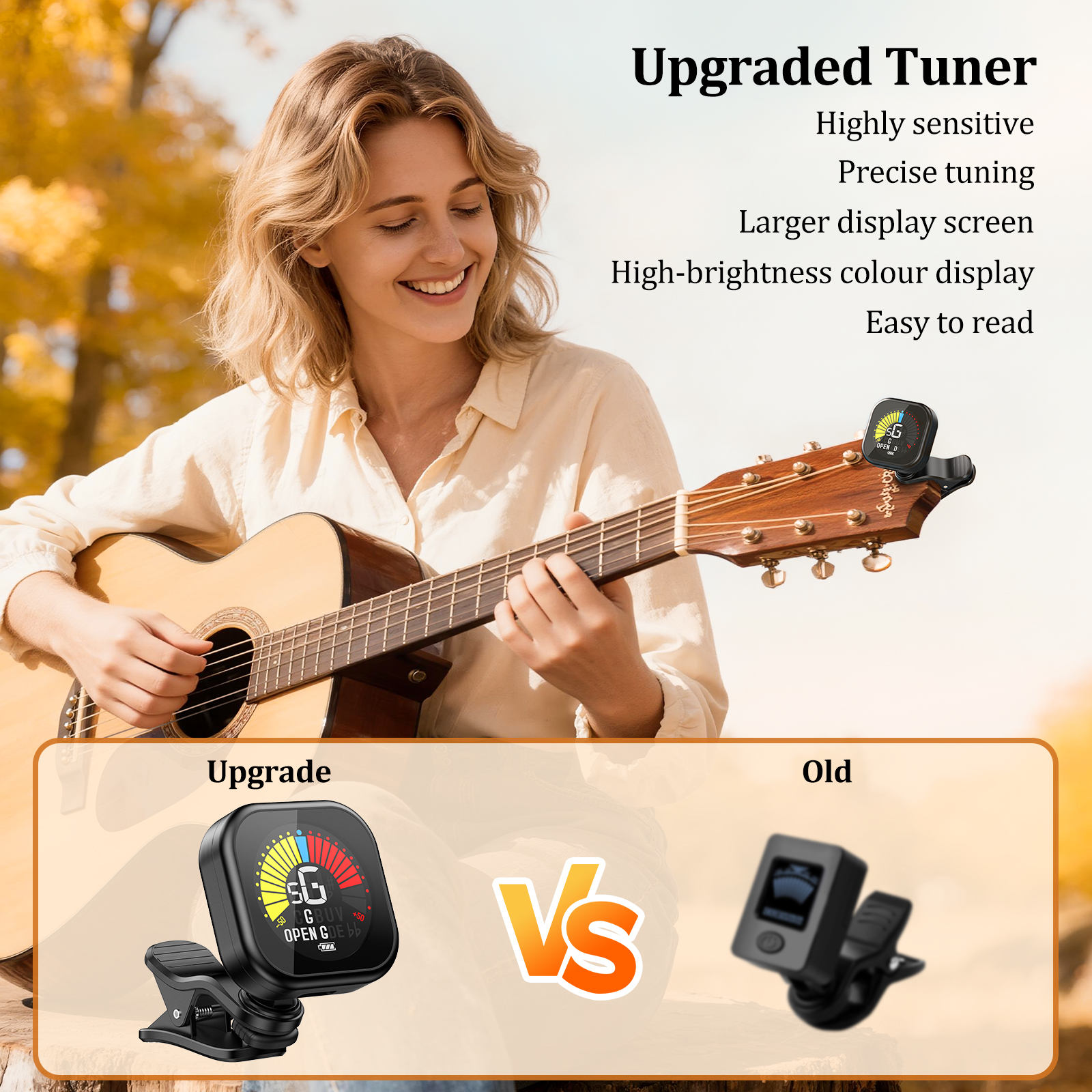 New Bee Guitar Tuner Clip-On C - Musical Instrument Organ recensione e prezzo