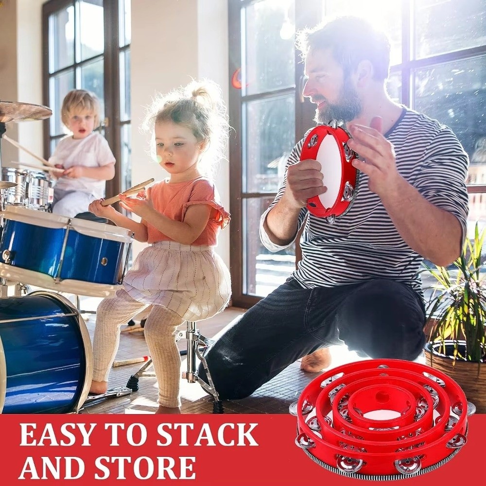 4/6/8/10 Inch Hand Held Drum W - Tambourine Hand Drum recensione e prezzo